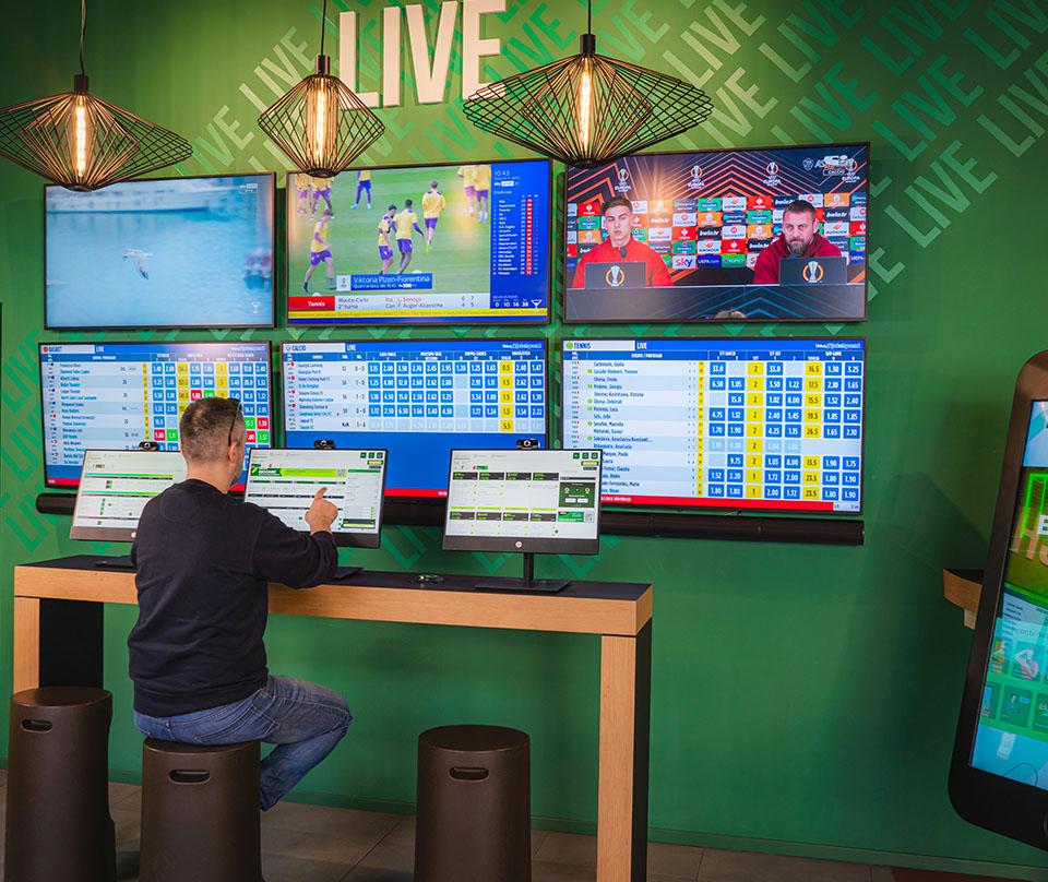 Interfaccia Sisal punto vendita fisico e digitale